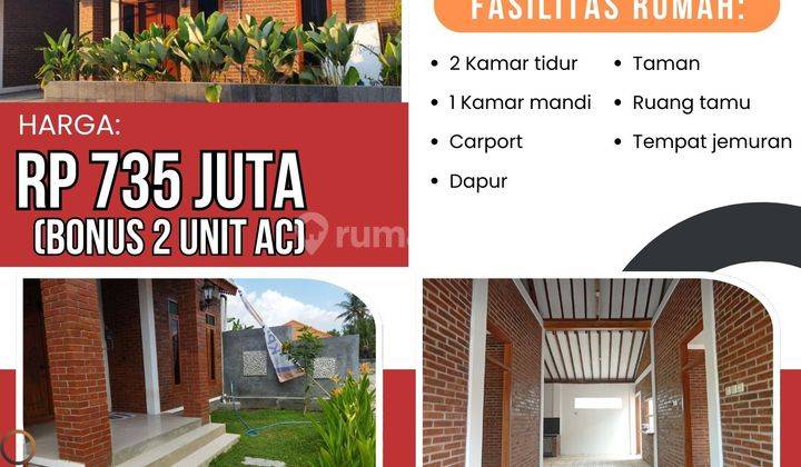 Rumah Klasik Modern Jogja, Bonus 2 Unit Ac Dekat Ugm Malioboro 1