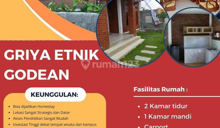 Rumah Murah Dekat Ugm Lokasi Strategis Bonus 2 Unit Ac 1