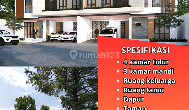 Mewah Eksklusif Rumah 2 Lantai Dekat Kaliurang Dengan Pemandangan Alam Yang Asri 1