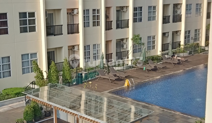 Dijual 2 Kamar Saveria Apt Di Hoek View Swimming Pool