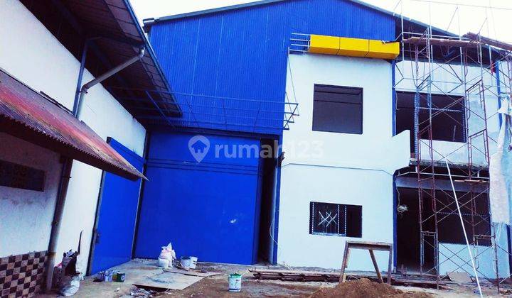 Gudang di Cimareme sdh direnov akses container lokasi pergudangan  2