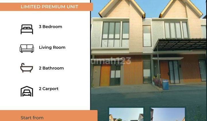 Rumah 2 lantai dekan alternatif cibubur dan toll 2