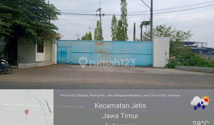 Bangunan & tanah eks Pabrik Beras Nol Jalan Provinsi Surabaya Mojokerto 1