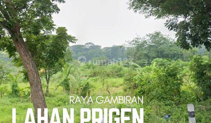 Lahan Raya Prigen SUPER STRATEGIS Nol Jalan Ramai  1