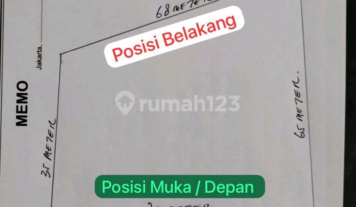 Dijual Tanah Kosong 3000m Sunter