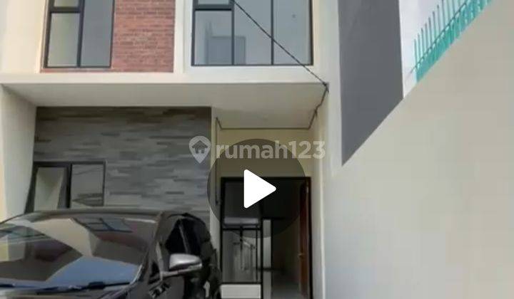 Meruya Kav.dki, Rumah Baru 2 Lantai Uk.5x 25 Jalan 2 Mobil 1