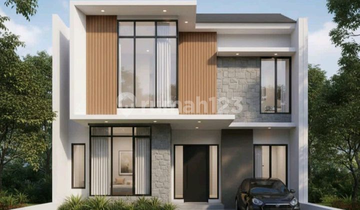Perumahan Green Ville, 2 Unit Rumah Baru Indent Uk.5x12.5 Jalan 2 Mobil 1