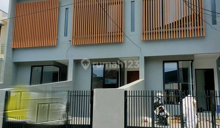 Perumahan Green Ville, 3 Unit Rumah Baru 2 Lantai Uk. 4 X 22, Hadap Utara, Jalan 2 Mobil 1