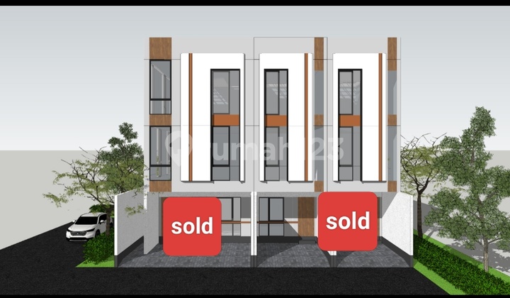 Duri Kepa, Bebas Banjir, Indent, Rumah Baru 3 Lantai Uk. 7 X 13 Hadap Selatan 2