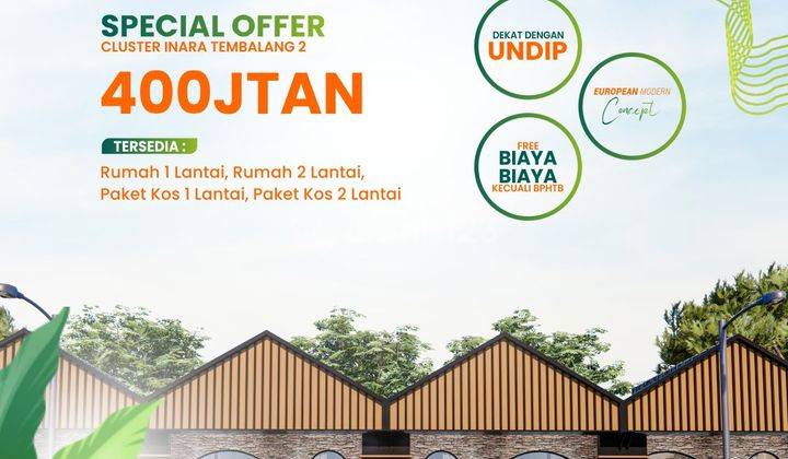 Perumahan dijual Tembalang Cluster Inara Harga 400 jutaan SHM  2