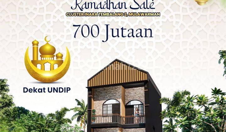 Perumahan cluster dijual dekat Kampus Undip Tembalang 400 jutaan  2