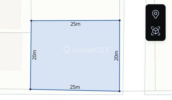 Hot List of Roadside Land for Sale in Tukad Badung Renon, South Denpasar 2