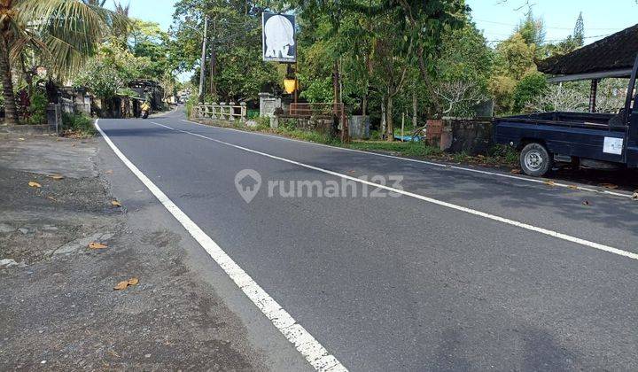 TOP URGENT DI JUAL TANAH PINGGIR JALAN UTAMA SINGAPADU SUKAWATI GIANYAR 1