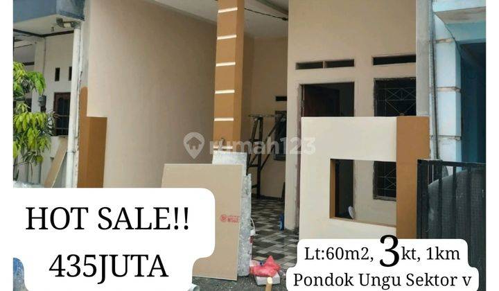 Rumah Baru Cantik Dalam Komplek Sektor 5 Pondok Ungu Permai Bekasi 1