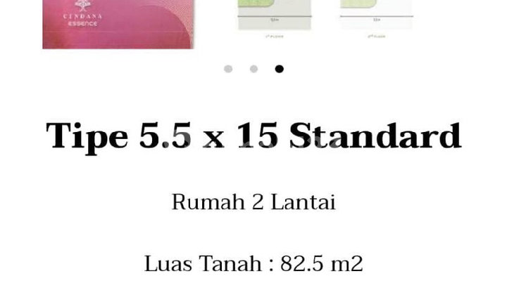 Dijual Rumah 2 Lantai di Cendana Essence Lippo Karawaci 2