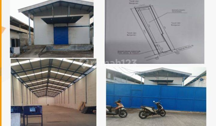 Dijual disewakan Rp500jt thn Gudang di Kamal, Aman, Lokasi Strategis, Masuk Container 1