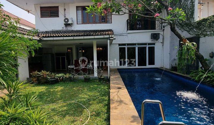 Dijual Rumah Asri di Kebayoran Baru Lokasi Tenang Bebas Banjir 1