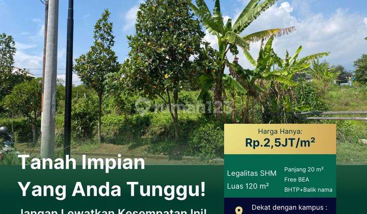 Tanah Murah Strategis View Cakep Dekat Dengan Uin 1