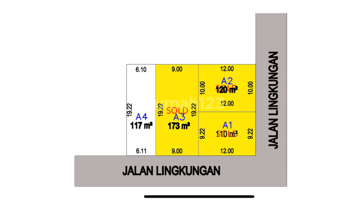 Tanah 10 Menit Kampus Brawijaya, SHM Kota Malang Siap Ajb 2