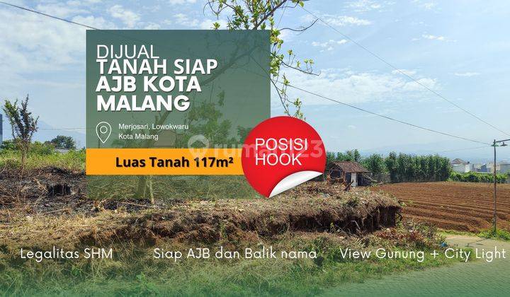 Tanah Merjosari Malang Shm, Siap Ajb Dan Balik Nama