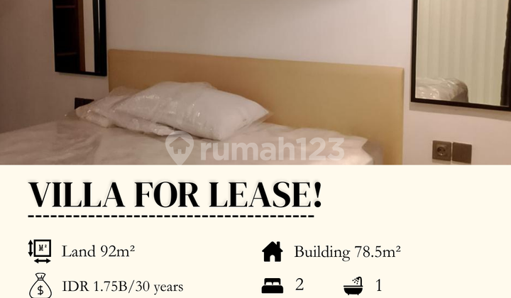 For Lease Brand New 2 Bed Villa Sedap Malam Sanur 30 Years For Lease Brand New 2 Bed Villa Sedap Malam Sanur 30 Years