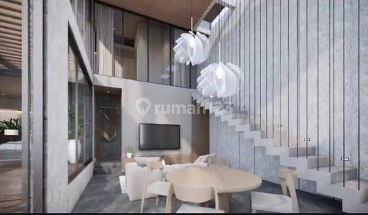 For sale, modern tropical river view villa house in Ubud Center Bali 2