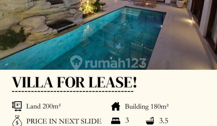 For Rent Yearly/Lease 19 and 39 Years 3 Bed Villa in Sanur For Rent Yearly/Lease 19 and 39 Years 3 Bed Villa in Sanur