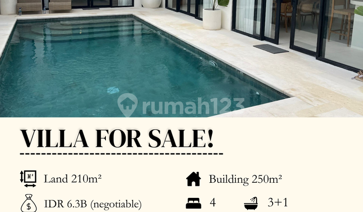 For Sale Freehold Villa Ungasan Brand New Full Facilities
