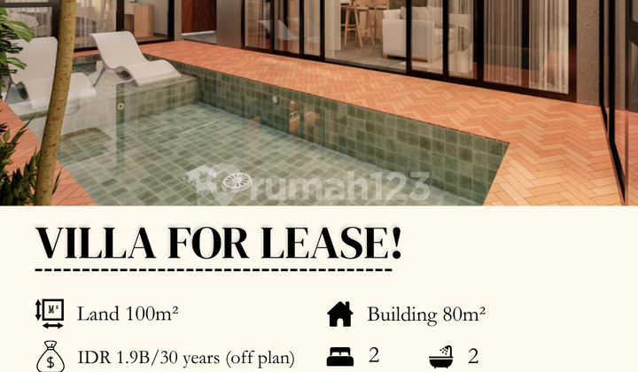 For Lease Brand New Villa Kedonganan Bali 2 Bed Available 2 Units For Lease Brand New Villa Kedonganan Bali 2 Bed Available 2 Units