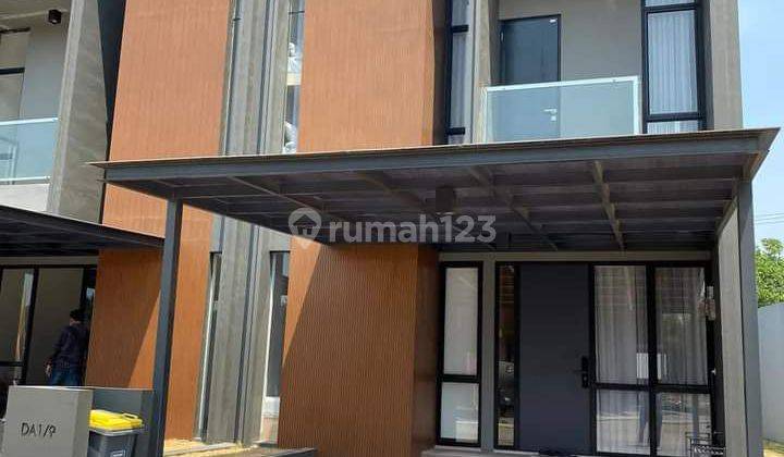 DIJUAL RUMAH BARU MODERN MINIMALIS DENGAN KOLAM RENANG DALAM CLUSTER DI CIMUNING, BEKASI 2