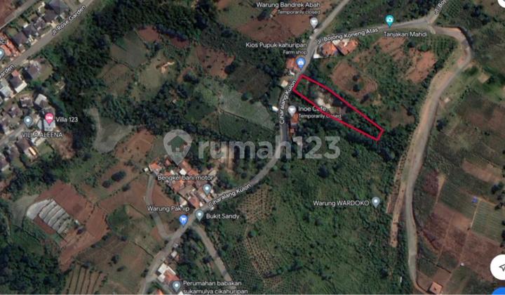 Tanah Murah Luas 3360.0 M² Shm Di Bojongkoneng Atas, Cikutra