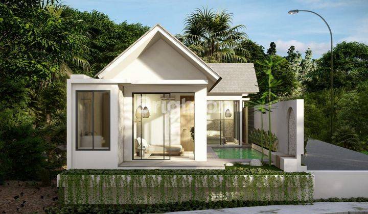 VILLA MODERN MINIMALIS VIEW SAWAH DAN SUNGAI DI DENPASAR TIMUR 1