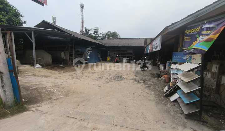 Dijual tanah dan bangunan toko material panongan