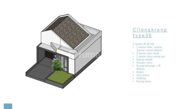 Rumah Baru Discount Nov 24 Rp 150 Jt. SHM Cilengkrang, Bandung 2