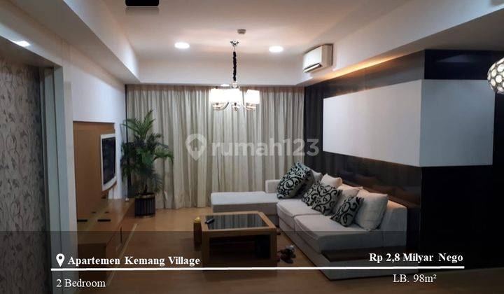 Dijual disewakan Apartemen Kemang Village Low Floor 2br Furnished 1