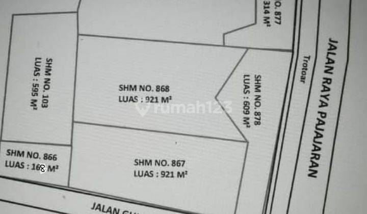 jual tanah dipusat kota bogor jl.pajajaran SHM 1