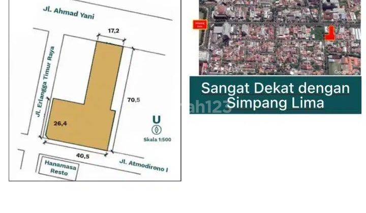 Investasi Tanah di Jl Ahmad Yani Pusat Kota Cocok Untuk Kantor 2