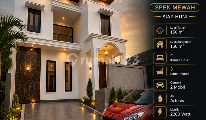 Sell 2-Story House Manyaran Semarang Barat Land/Building 150 SHM Ready to Occupy 2