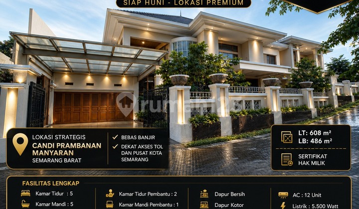 Luxury House Manyaran Land Area 608 M² - Price Negotiable!