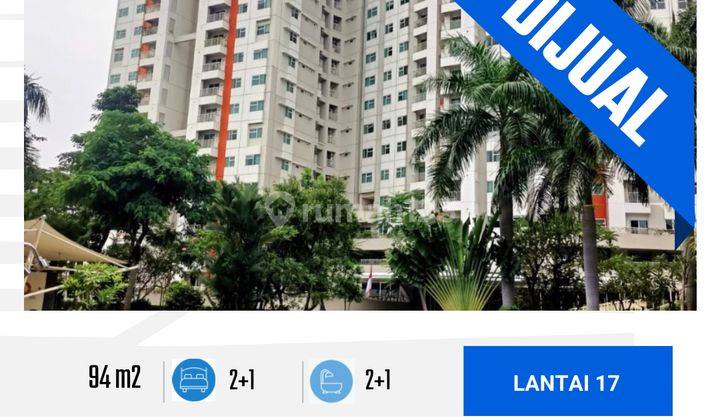  Apartemen Sherwood Residence 2 Kamar Tidur Semi Furnished Bagus 1