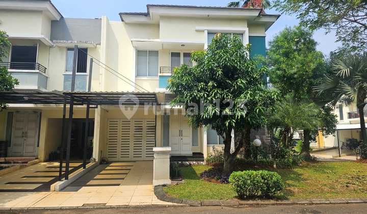 Rumah Hoek Shm Semi Furnished Di Chrysocolla Phg Gading Serpong