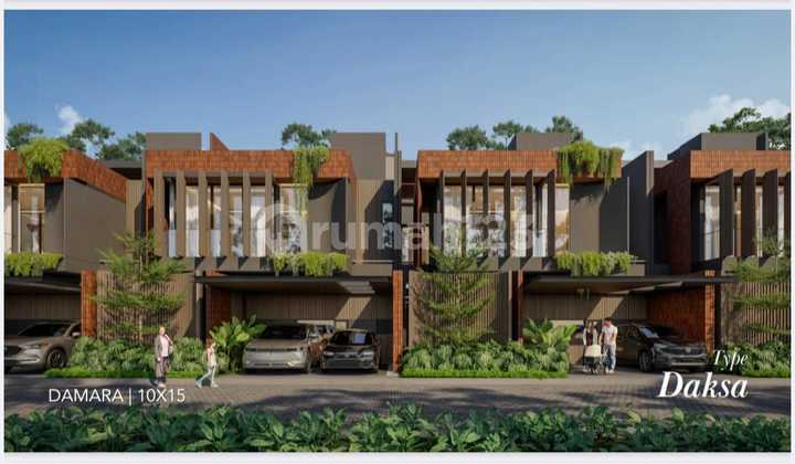 Bali Villa Concept House in Serpong