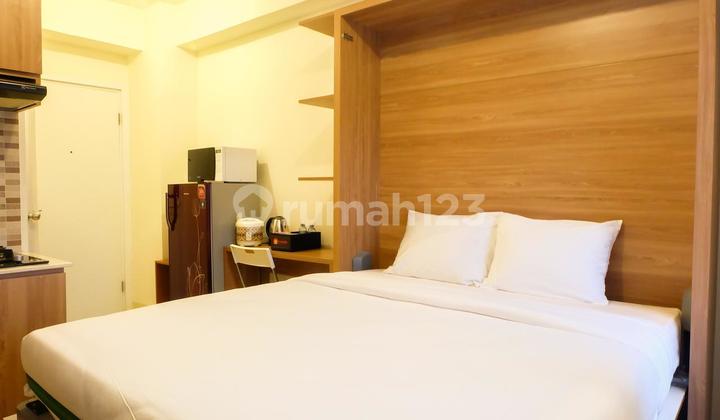 Unit apartment studio full furnish disewakan per3 bln