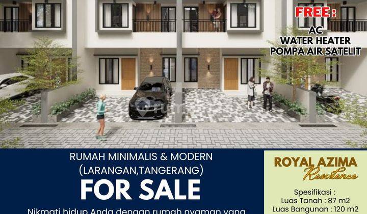 Rumah Cluster Baru Dijual Di Jalan Gotong Royong Tangerang 1