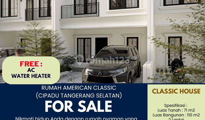 Rumah Cluster Baru Dijual Di Jalan Garuda Jurang Mangu Bintaro 1