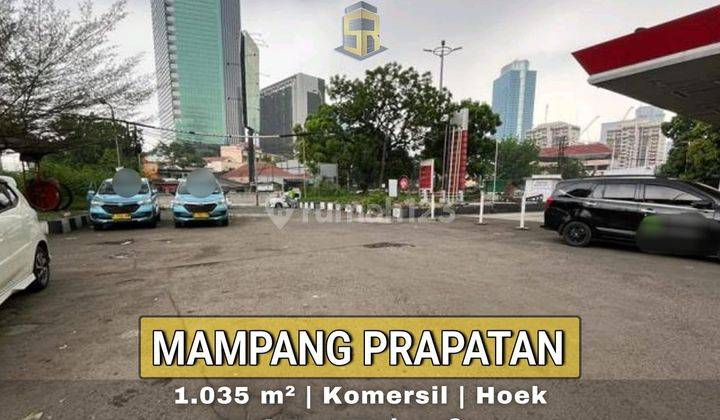 TANAH MAMPANG PRAPATAN 1000M2 ZONASI PERDAGANGAN DAN JASA 1