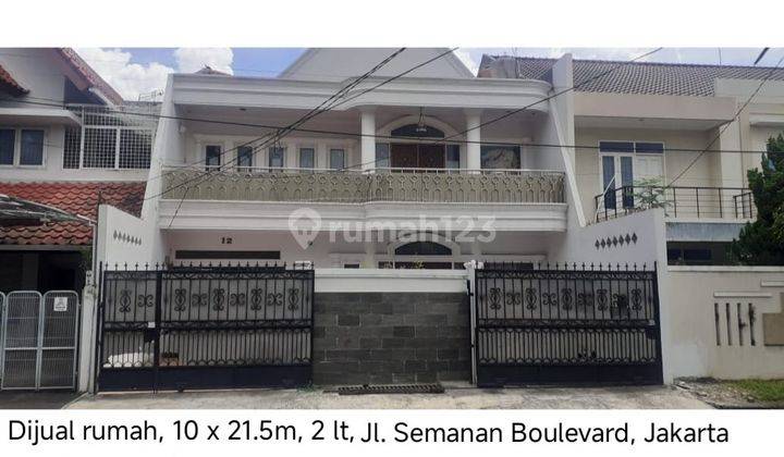 Dijual Rumah Mewah Boulevard Siap Huni, Harga Murah Bebas Banjir Lokasi Strategis di Taman Semanan Indah, Kosambi, Cengkareng, Jakarta Barat 1