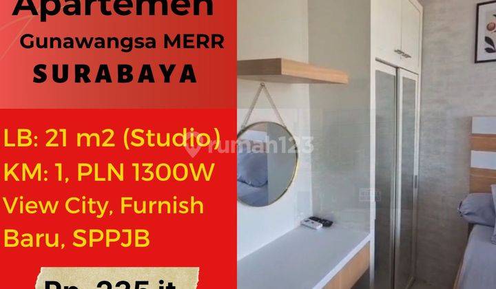 Apartemen Gunawangsa Merr Baru Full Furnish Murah 1