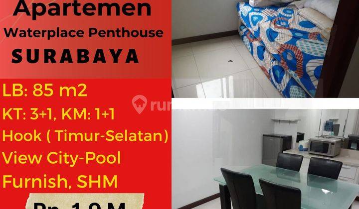 Apartement Apartemen Waterplace Surabaya 3 BR Furnished Bagus 1