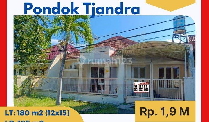 Rumah Bagus Unfurnished SHM di Jeruk Barat Pondok Tjandra Sidoarjo, Sidoarjo 1